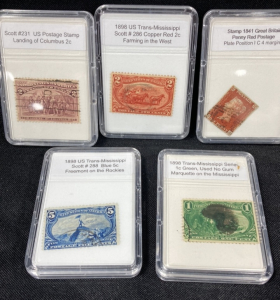 (5) Vintage Collectible Stamps