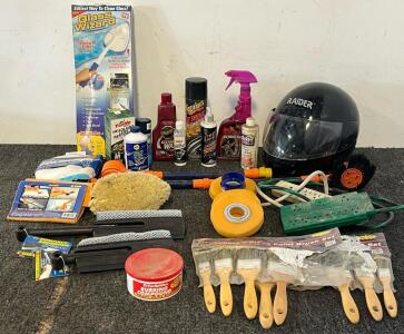 Car Detailing Supplies, Raider Motorcycle Helmet, Paintbrushes & More
