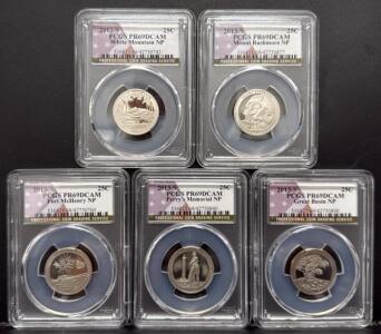 2013-S PCGS PR69DCAM America the Beautiful Quarters Set