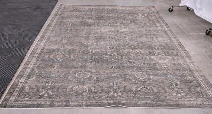 9&frac12;'x 7'7" (Green) Soft Felt Area Rug