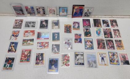 (45) Assorted Sports Cards Dan Marino, John Elway, Ken Griffey Jr., Troy Aikman and more