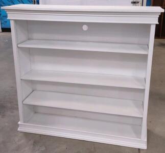 51&frac12;"x 14"x 49" (White) 3-Teir Wooden Bookcase