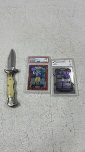 Pocket Knife,2023 Prizm Stetson Bennet IV Card ,2022 Panini Prizm TY Chandler