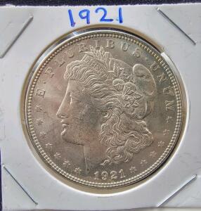 1921 Morgan Silver Dollar