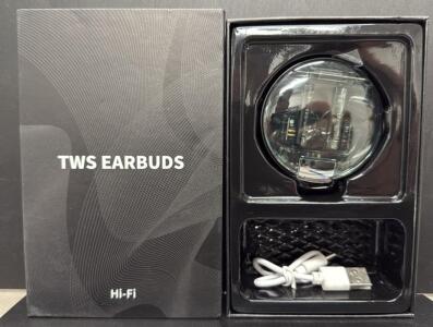 V300 TWS Earbuds, Bluetooth, Hi-Fi, Black