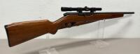 Mossberg Model 152 Rifle, .22 LR, Tasco 4x15 Scope, Wood Stock - 3