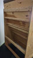 80"x 4'x 25" Quarter Pipe Skate Ramp w/ Wheels on Side - 15