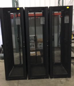 (3) Wheeled Server Racks