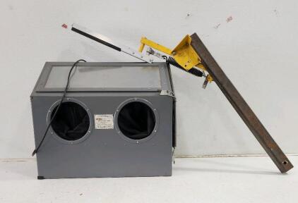 (1) Central Pneumatic Abrasive Blast Cabinet (1) Jack Stand