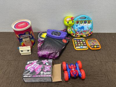 (1) Box of a Talking View Master (1) Box of View Master (2) Vtech Learning Tablet and more