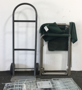 Hand Truck, Animal Trap, Camp Chair