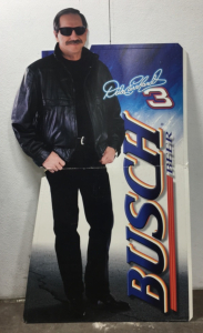 Dale Earnhardt Busch Beer Cardboard Cutout