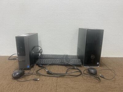 (2) Dell Computers (2) Keyboards (2) Mice