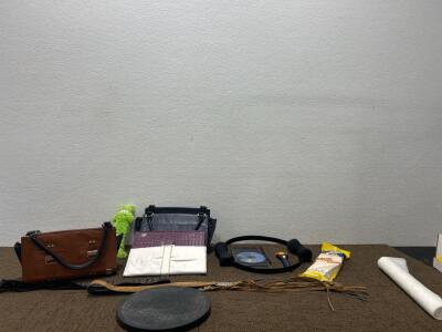 (2) Belts (4) Hand held bags and more