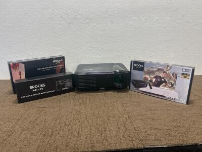 (1) Brooks Hi-Fi projector