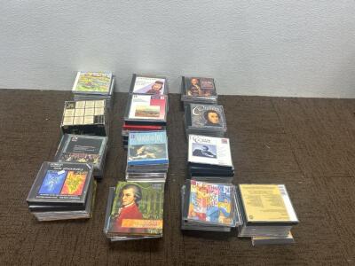 (131) Musical CDs including Mozart, Beethoven, and more