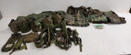 (5) Load-Carrying Canteens (1) Large Regular Shirt (1) Small Regular Shirt And More