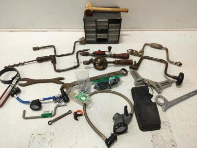 Hand Cranks, hand drills and more