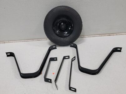 (1)Wheelbarrow Tire and Brackets (1) 26" Adjustable Standing Fan