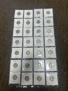(28) Old Buffalo and Old Jefferson Nickel