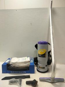 ProTeam Super QuarterVac HEPA Backpack Vacuum Cleaner