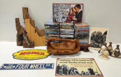 DVDS, home and ceramic decor