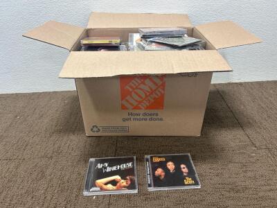 (1) Box of CDs including Fugees, Amy winehouse, and much more