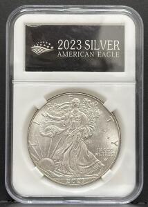 2023 American Eagle Silver Coin, 1 oz Fine Silver, One Dollar