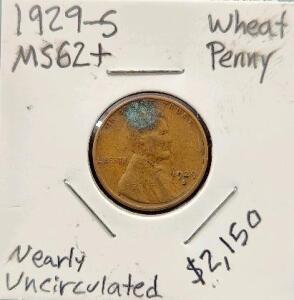 (1) 1929 Wheat Penny