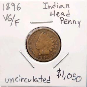 (1) 1896 Indian Head Penny
