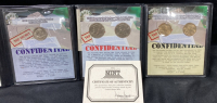 Susan B. Anthony, Kennedy and Sacagawea Coins - Uncirculated!