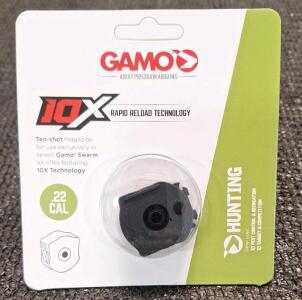 (1) Gamo 621258854 10X GEN1 Quick-Shot Magazine .22 (Swarm Fusion, Maxxim, Magnum)