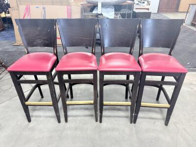 (4) Bar Stools-30&rdquo;T