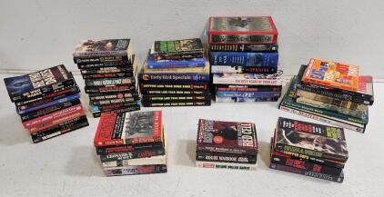 (56) Assorted Hardcover and Paperback Books