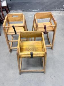 (3) Childrens Booster Seats