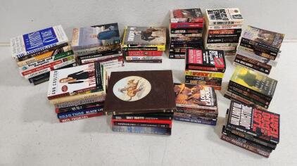 (76) Assorted Paperback and Hardcover Books