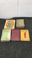 (5) Antique Books from Late 1900s/Early 2000s