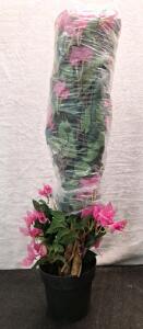 (1) 5-Foot Artificial Bougainvillea Plant