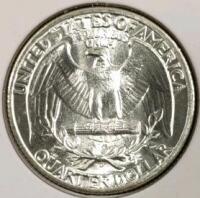 1944-D MS63 Silver Mint State Washington Quarter - 2