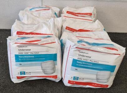 (10) Cardinal Health Underwear (2XL)