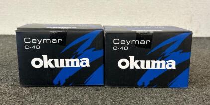 (2) Okuma Ceymar C-40 Reels