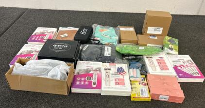 (6) Rechargeable Grooming Kits, (3) Bottles Of Tanning Drops, (7) Shot Glasses, And More