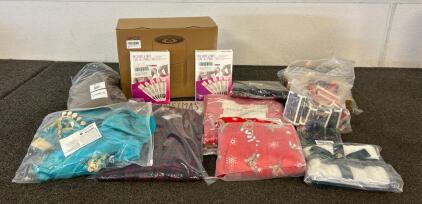 (1) Diffuser, (1) Christmas Blanket, (2) Rechargeable Grooming Kits, And More