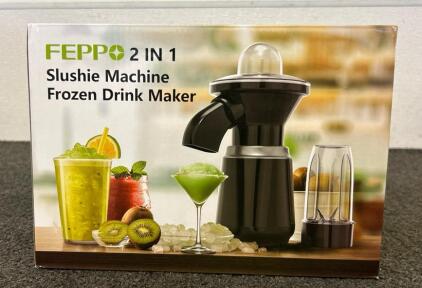 (1) Feppo 2 In 1 Slushie Machine Frozen Drink Maker