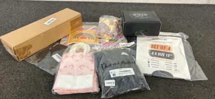 Party Gift Bags, Balloons, (7) Groomsmen Shot Glasses, And More