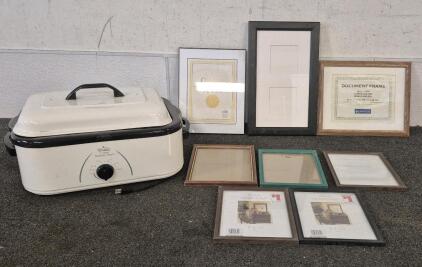 Rival 16 Quart Roaster Over (Works), (8) Picture Frames