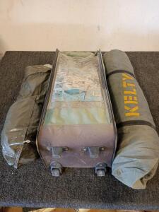 Queen Size Foldable Legs Air Mattress, 6 Person Camping Tent, 2 Person Camping Tent and More.
