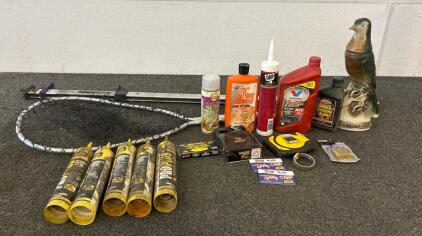(1) Rip Fence, (5) Rodda Paint Silicone Acrylic Sealant, (1) Power Steering Fluid, And More