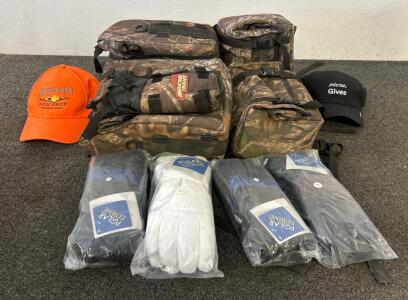 (2) American Trails Hunting Backpacks, (2) Hats, And (4) Polar Extreme Gloves (Various Sizes)