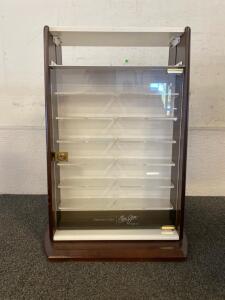 Maui Jim Glasses Swivel Display Case (Locked No Key) 14&rdquo;x9&rdquo;x23&rdquo;